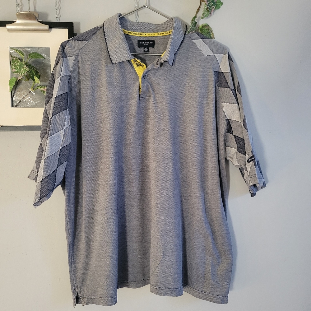 Burberry Men's Short Sleeve Golf Polo Shirt XL